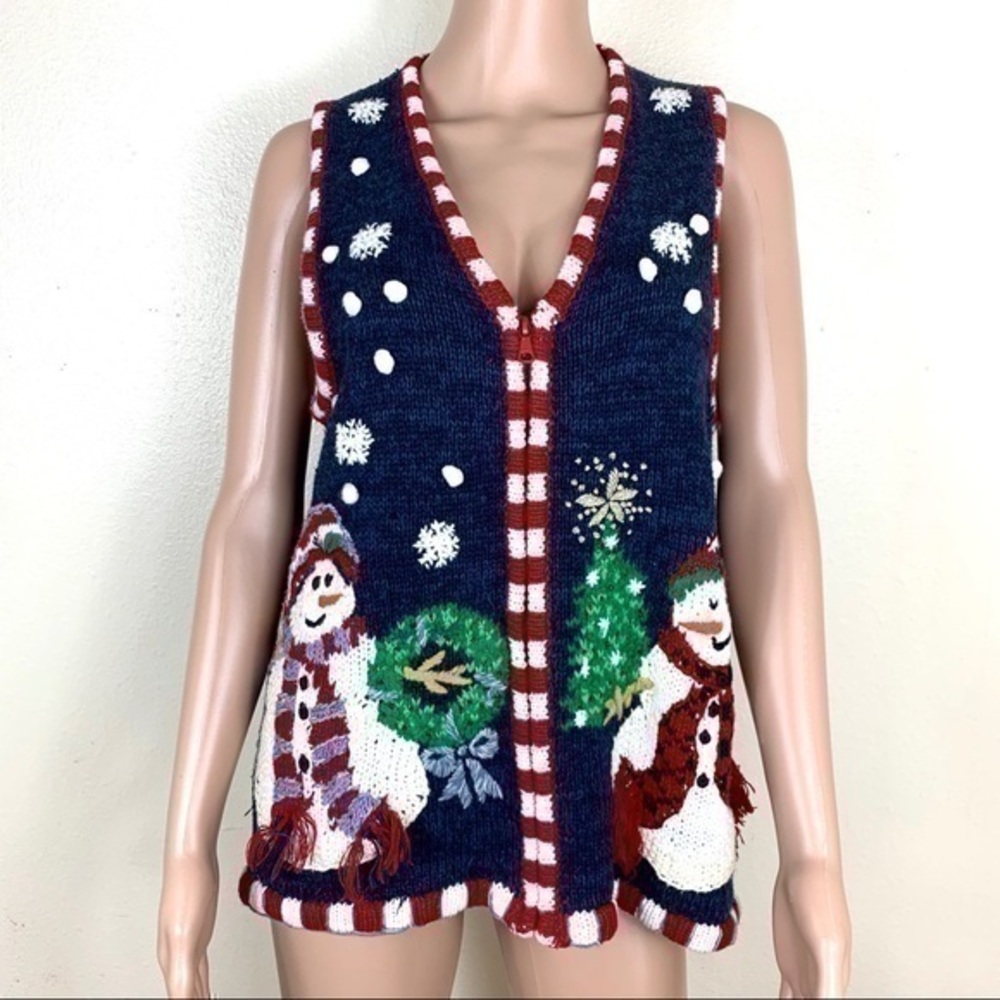 Heirloom Collectible Christmas Sleeveless Shirt M
